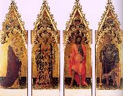Four Saints of the Quaratesi Polyptych Gentile da  Fabriano